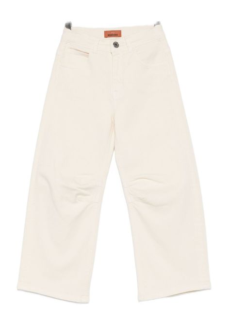 Jeans con ricamo a zigzag MISSONI KIDS | MX6P70 D0039102